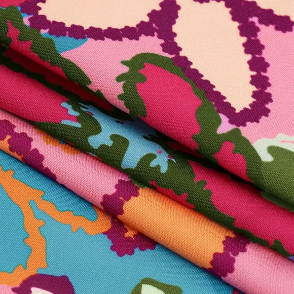 NEW| Floral Spring Print Lapel Neck Long Sleeve Button Front Blouse - Picture 5 of 8